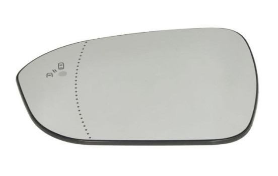 Mirror glass, outside mirror