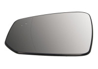 Mirror glass, outside mirror