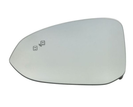 Mirror glass, outside mirror