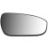 Mirror glass, outside mirror