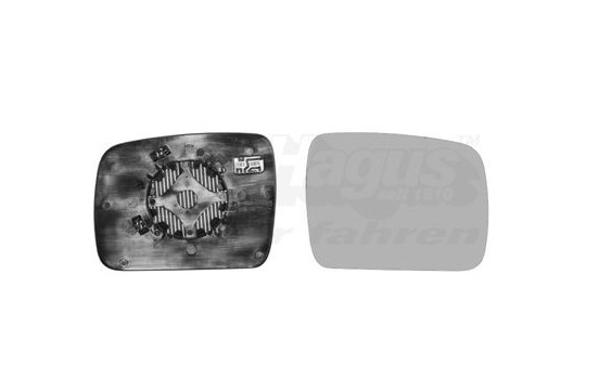 Mirror Glass, Wing Mirror 0250838 Hagus