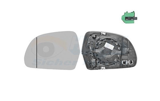 Mirror Glass, Wing Mirror 0334865U Hagus