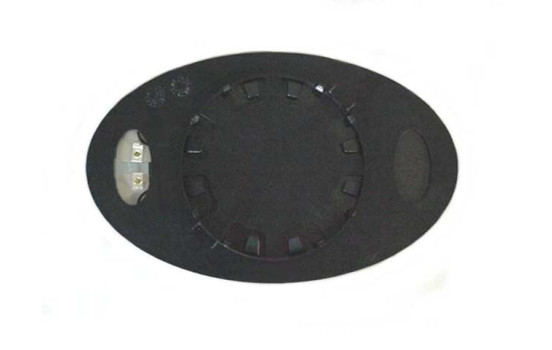 Mirror Glass, Wing Mirror 0502837 Hagus, Image 2