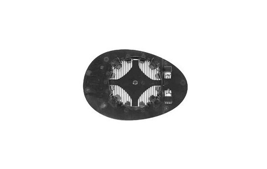 Mirror Glass, Wing Mirror 0506837 Hagus