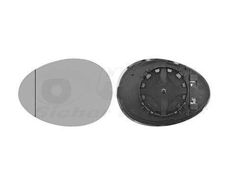 Mirror Glass, Wing Mirror 0515837 Hagus