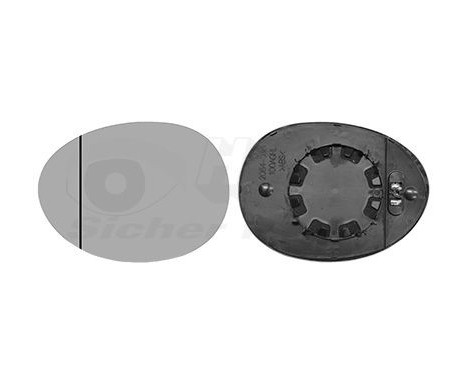 Mirror Glass, Wing Mirror 0518837 Hagus
