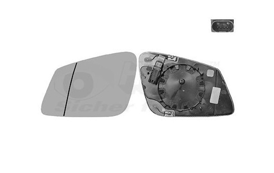 Mirror Glass, Wing Mirror 0617867U Hagus