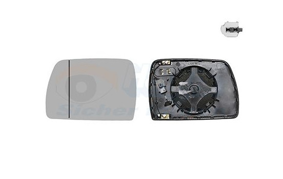 Mirror Glass, Wing Mirror 0680865U Hagus