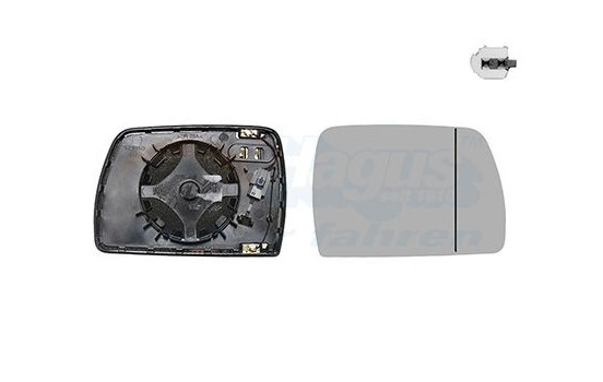 Mirror Glass, Wing Mirror 0680866U Hagus