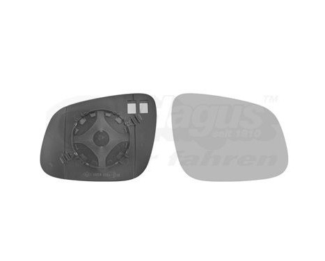 Mirror Glass, Wing Mirror 0808836 Hagus