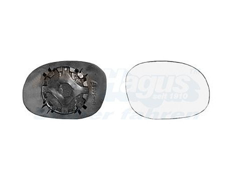 Mirror Glass, Wing Mirror 0925832 Hagus, Image 2