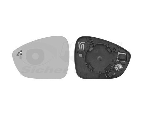Mirror Glass, Wing Mirror 0979837 Hagus