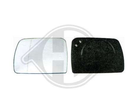 Mirror Glass, Wing Mirror 1290128 Diederichs, Image 2