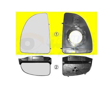 Mirror Glass, Wing Mirror 1747831 Hagus, Image 2