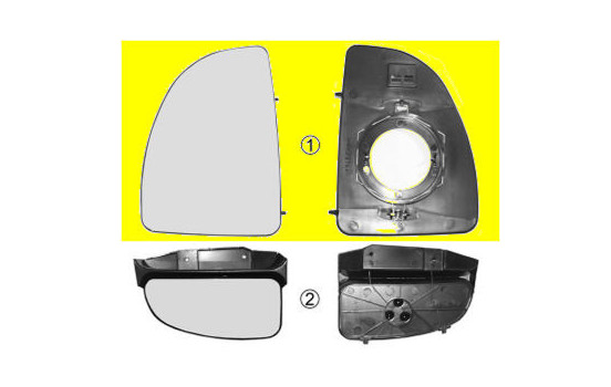Mirror Glass, Wing Mirror 1747831 Hagus