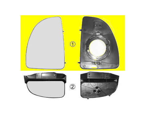 Mirror Glass, Wing Mirror 1747832 Hagus