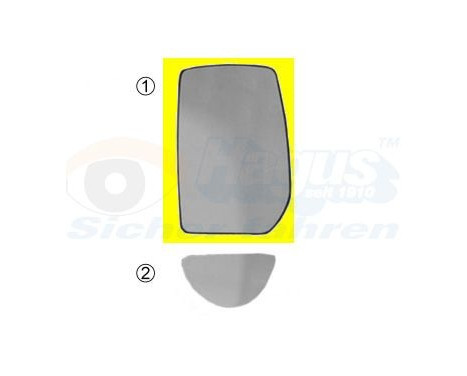 Mirror Glass, Wing Mirror 1898837 Hagus, Image 3