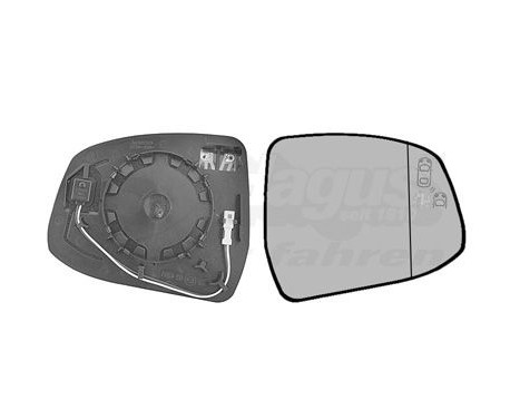 Mirror Glass, Wing Mirror 1945836 Hagus