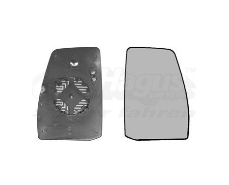 Mirror Glass, Wing Mirror 1987838 Hagus