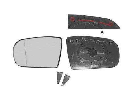 Mirror Glass, Wing Mirror 3029837 Hagus