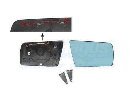 Mirror Glass, Wing Mirror 3030834 Hagus, Image 3