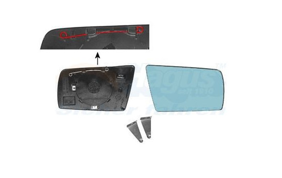 Mirror Glass, Wing Mirror 3030834 Hagus, Image 3