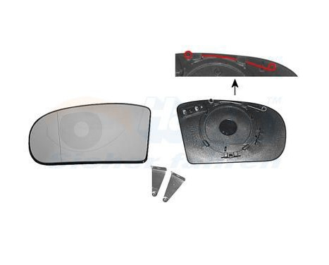 Mirror Glass, Wing Mirror 3032837 Hagus, Image 3