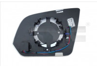 Mirror glass, Wing mirror 321-0179-1 TYC