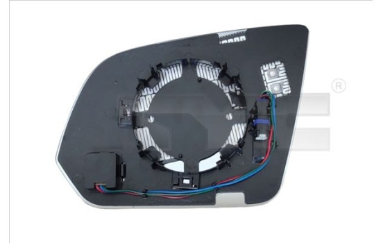 Mirror glass, Wing mirror 321-0180-1 TYC