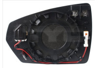 Mirror glass, Wing mirror 337-0322-1 TYC