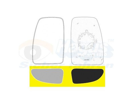 Mirror Glass, Wing Mirror 3799833 Hagus