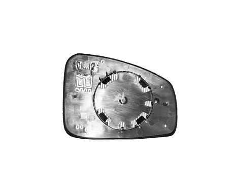Mirror Glass, Wing Mirror 4380837 Hagus