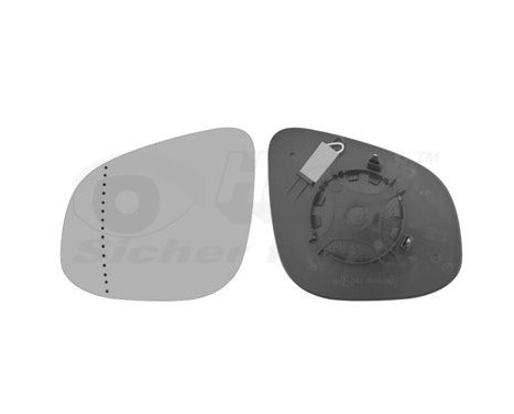 Mirror Glass, Wing Mirror 4412831 Hagus