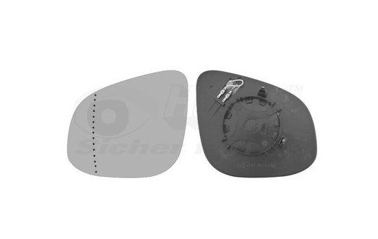 Mirror Glass, Wing Mirror 4412837 Hagus