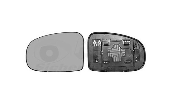 Mirror Glass, Wing Mirror 5410837 Hagus