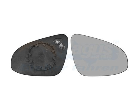 Mirror Glass, Wing Mirror 5437838 Hagus