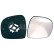 Mirror Glass, Wing Mirror 6402969 Alkar