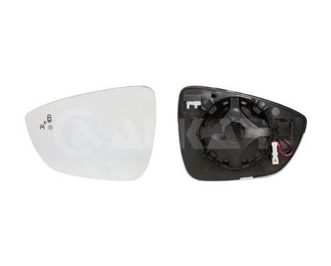 Mirror glass, Wing mirror 6435471 Alkar