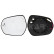 Mirror glass, Wing mirror 6435743 Alkar