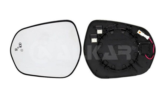 Mirror glass, Wing mirror 6435743 Alkar