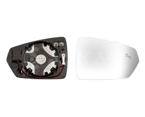 Mirror Glass, Wing Mirror 6436744 Alkar