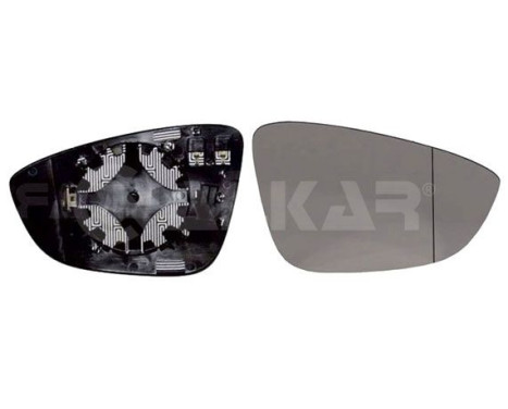 Mirror glass, Wing mirror 6472133 Alkar