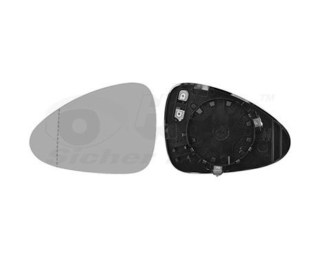 Mirror Glass, Wing Mirror 7406837 Hagus