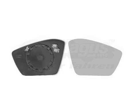 Mirror Glass, Wing Mirror 7638838 Hagus