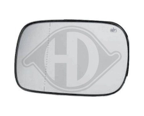 Mirror Glass, Wing Mirror 7685227 Diederichs, Image 2