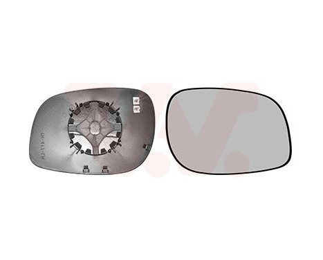 Mirror Glass, Wing Mirror HAGUS 0248838 Van Wezel, Image 2