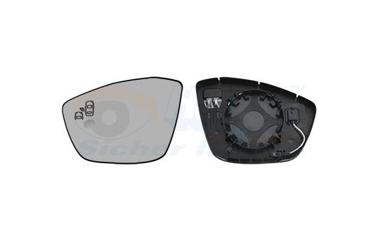 Mirror Glass, Wing Mirror * HAGUS * 0937835