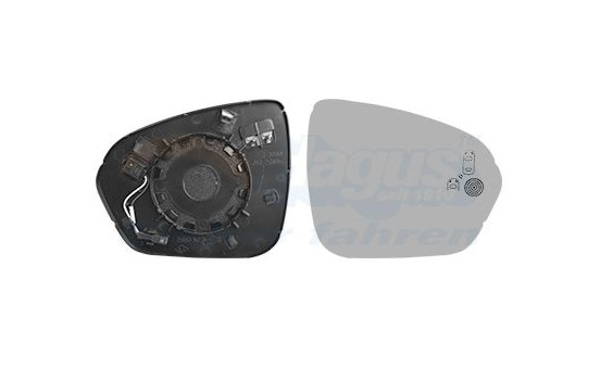 Mirror Glass, Wing mirror * HAGUS * 1557836