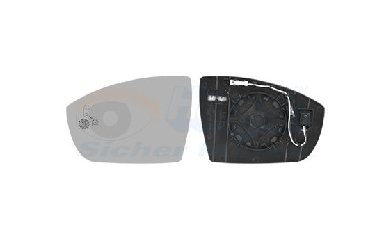 Mirror glass, Wing mirror * HAGUS * 1802835