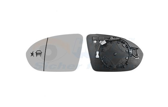 Mirror Glass, Wing mirror * HAGUS * 3854835